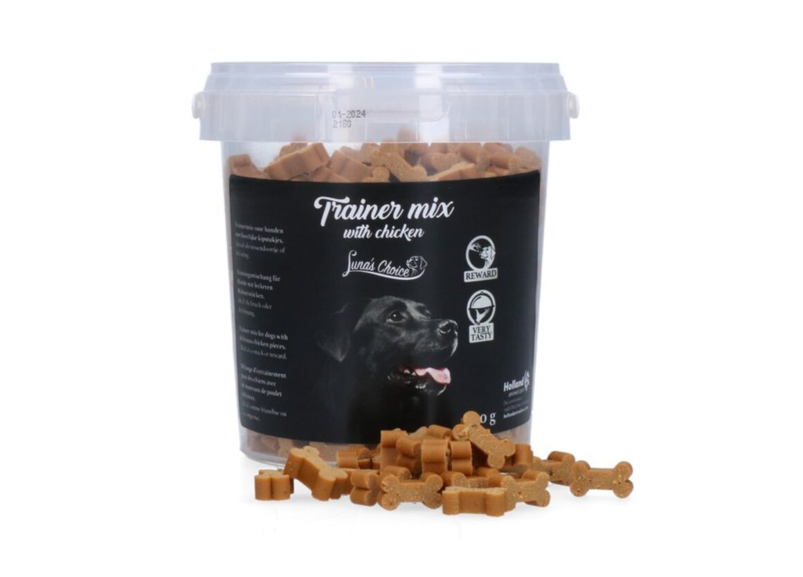 Hond belonen met Luna’s Choice Trainermix