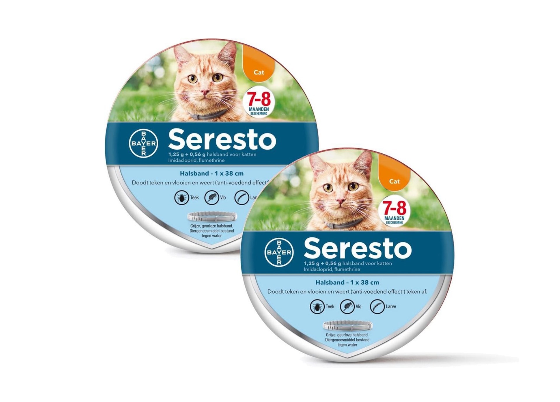 Vlooien bij katten bestrijden met Seresto Vlooienband